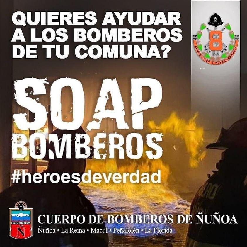 Compra tu SOAP 2024 con Bomberos de Chile y apoyemos a la “Bomba de Peñalolén”